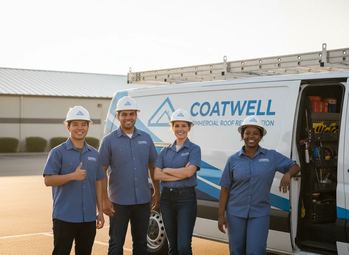 Commercial roof coating company in Peck, ID